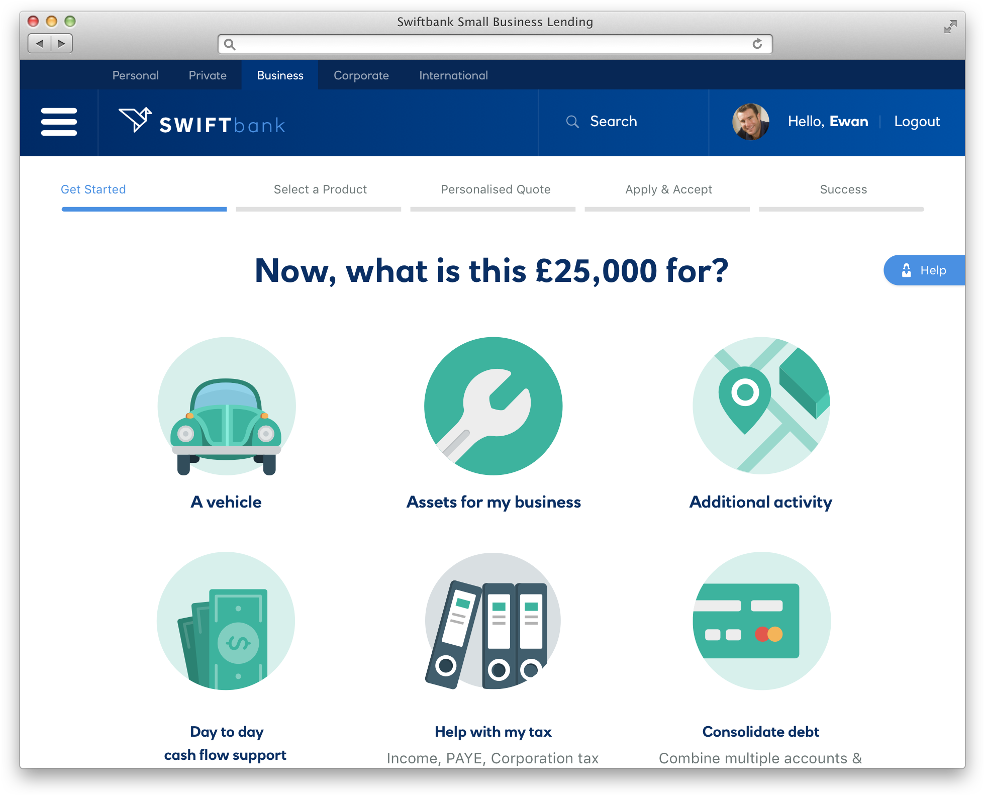 Swiftbank hero | Now What is the £25,000 for?